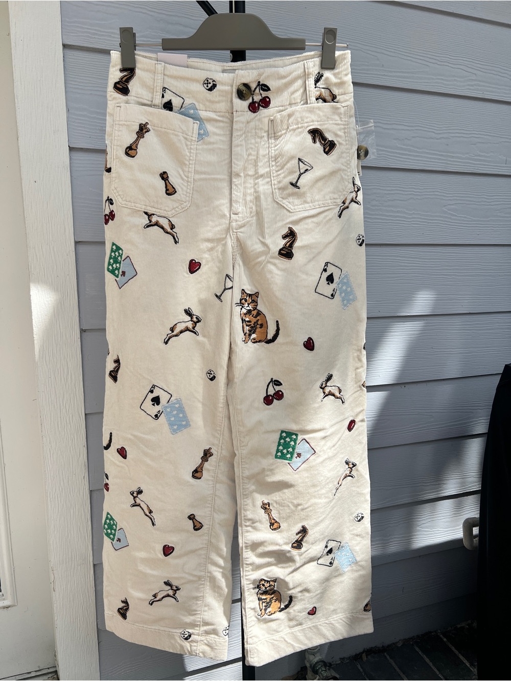 Anthropologie Maeve Cream Pants 29 Tall